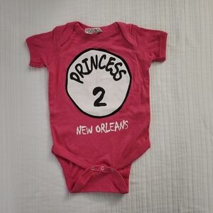 Rabbit Skins Hot Pink Graphic Onesie